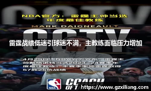 雷霆战绩低迷引球迷不满，主教练面临压力增加